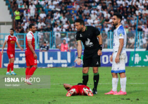 وحید کاظمی داور بازی تراکتور – پرسپولیس/ عرببراقی داور VAR شد