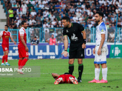 وحید کاظمی داور بازی تراکتور – پرسپولیس/ عرببراقی داور VAR شد