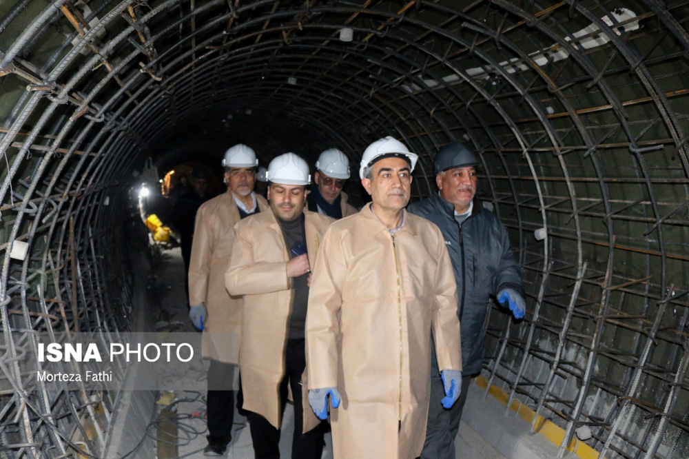 تکمیل دو کیلومتر از مسیر تونل انرژی تبریز