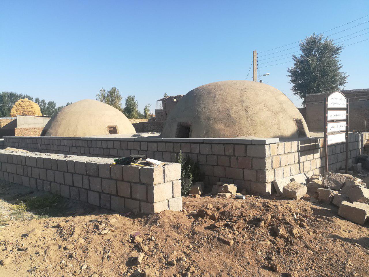 ساماندهی و تکمیل مرمت حمام تاریخی سرای هریس