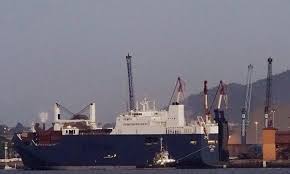 توقف کشتی سعودی حامل سلاح در ایتالیا
