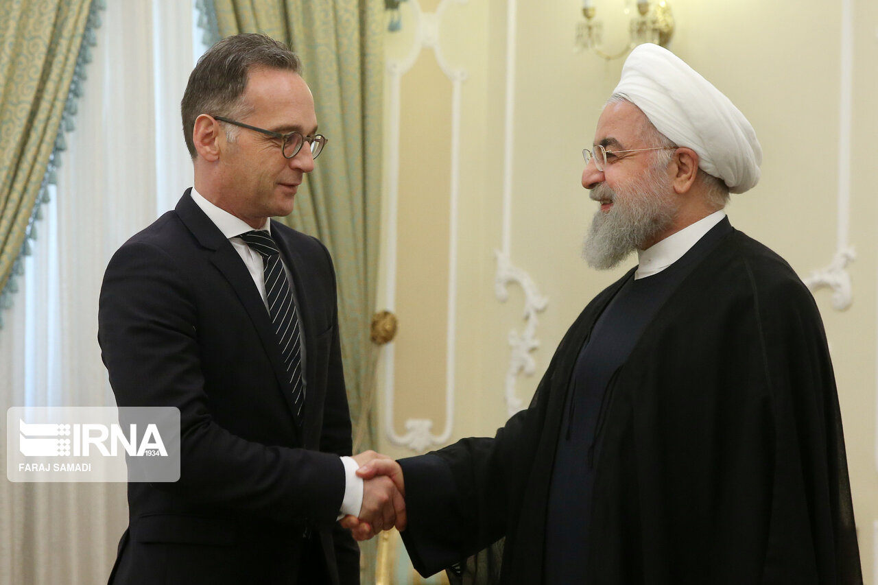 دیدار وزیر خارجه آلمان با روحانی (عکس)