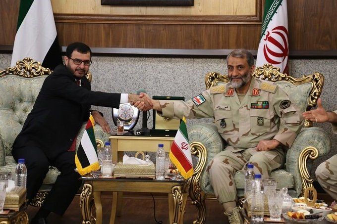 حضور فرمانده گارد ساحلی امارات در ایران