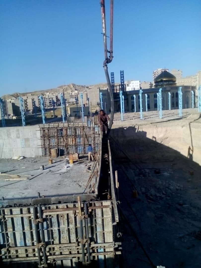 پایان عملیات عمرانی مرکز ذخیره وانتقال آب در شهرک مرزداران