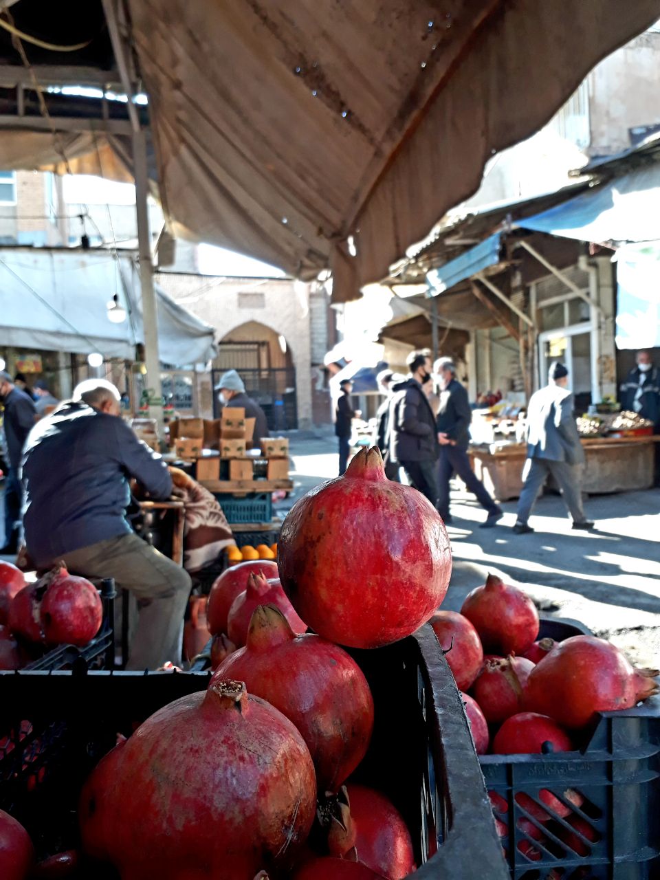 عکسهایی از بازار تبریز،در قرنطینه کرونایی