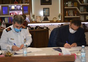 تفاهم‌نامه همکاری آتش‌نشانی و هلال احمر به امضاء رسید