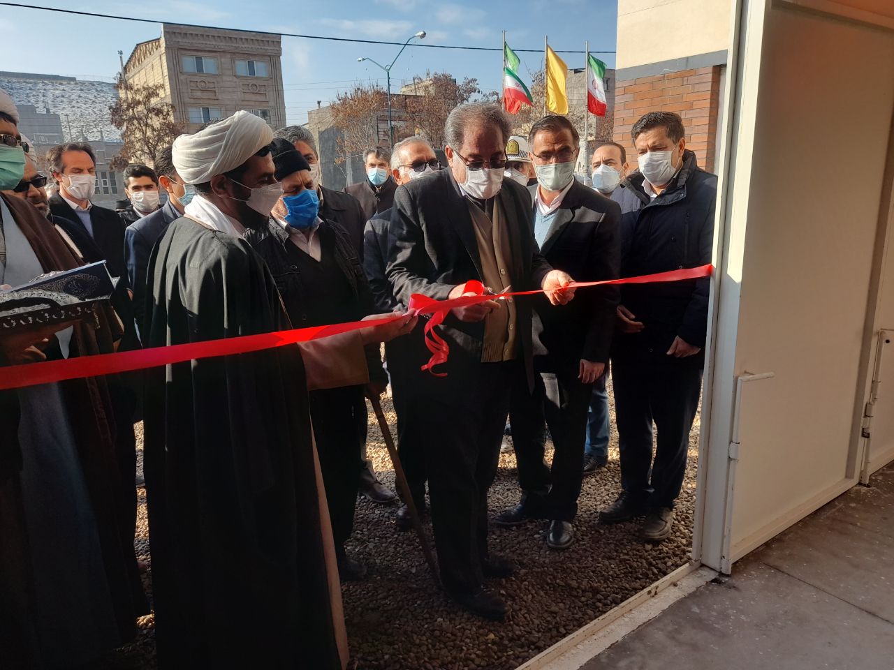 افتتاح ساختمان آتش نشانی شهرداری خواجه با حضور رحمتی معاون استاندار آذربایجان شرقی
