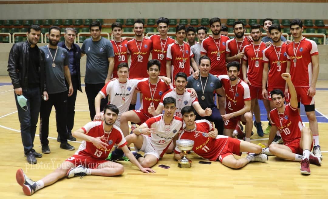 نایب قهرمانی اسپورت هوشیار در مسابقات والیبال جوانان ایران