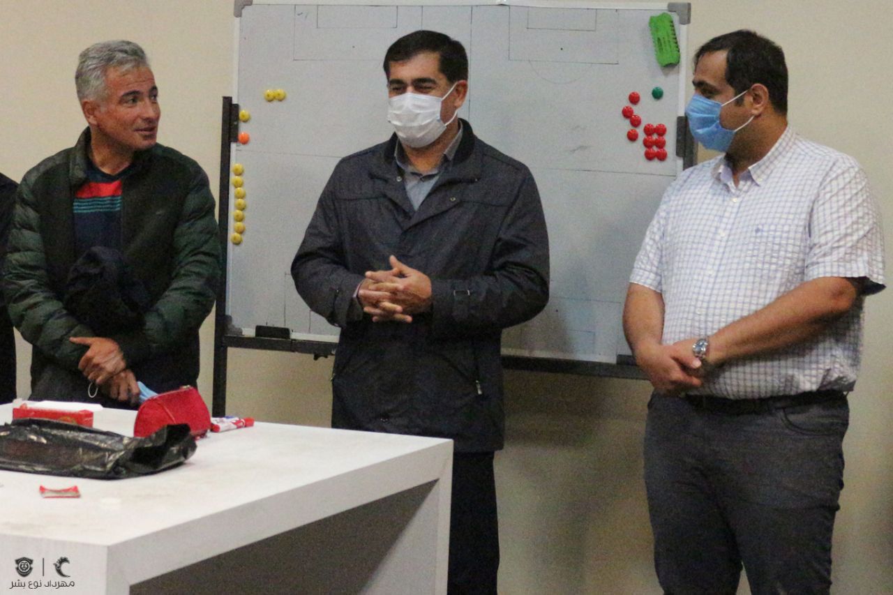 حضور بهتاج و نجفی در رختکن ماشین