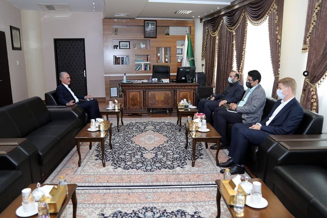 دیدار محسن نریمان با مدیرکل دامپزشکی آذربایجان شرقی