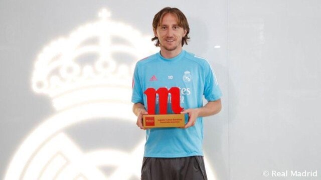 مودریچ بازیکن فصل رئال شد