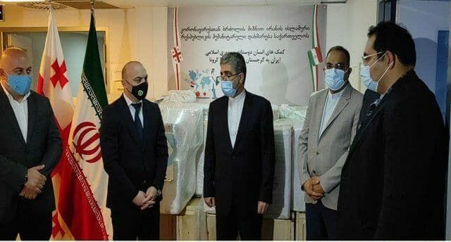کمک ایران به گرجستان برای مبارزه با کرونا