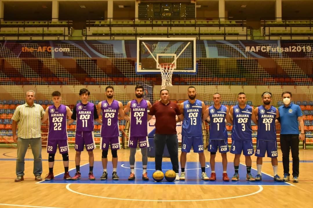 تیم آریانا ب قهرمان مسابقات ۳&۳ آذربایجان شرقی شد