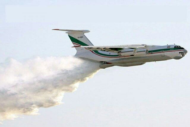 اولین مشارکت هواپیمای نظامی ایران در خاموش کردن آتش سوزی جنگل ترکیه