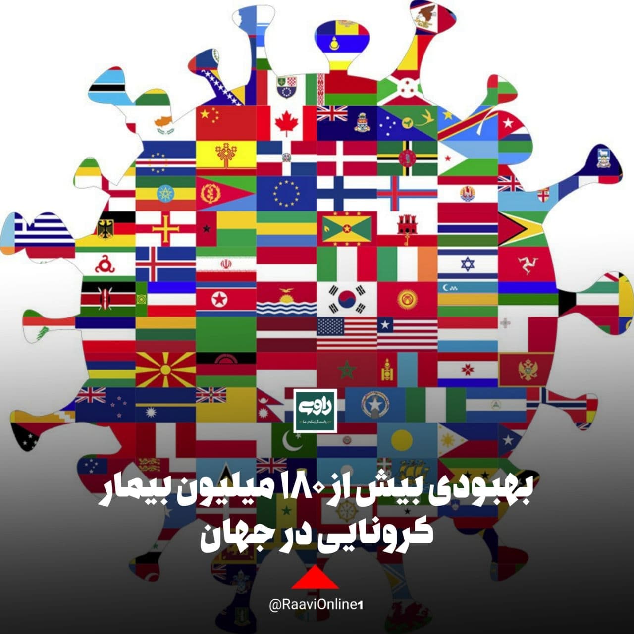 بهبودی بیش از ۱۸۰ میلیون بیمار کرونایی در جهان