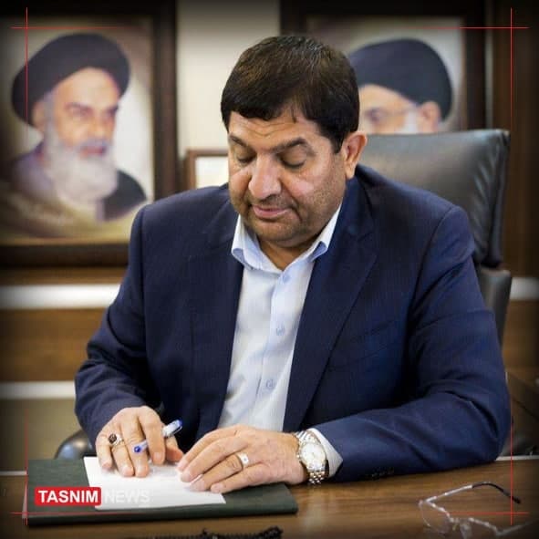 استقبال محمد مخبر از رئیس‌جمهور عراق