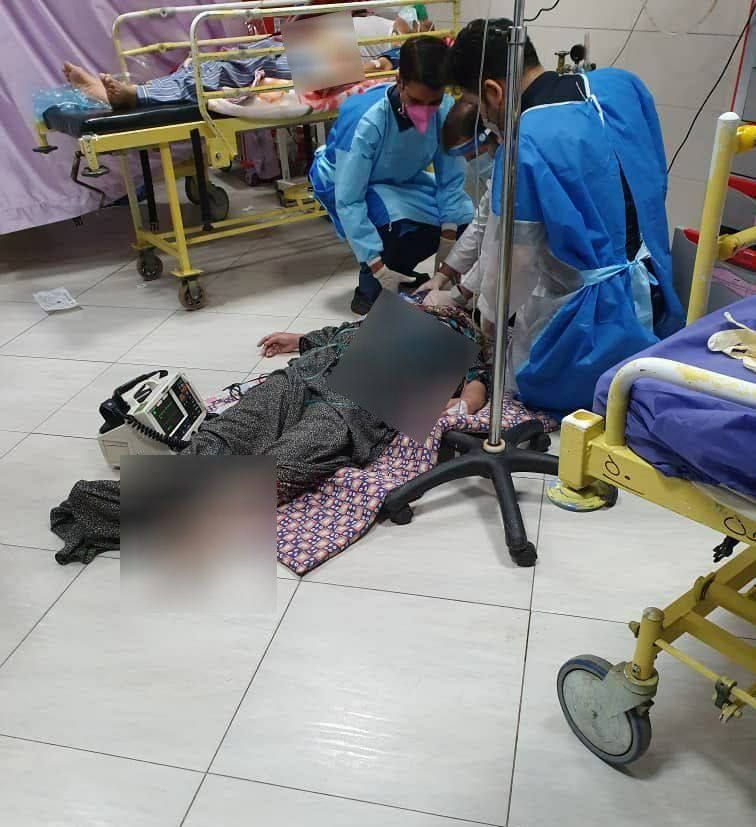 اتاق CPR بیمارستان امام رضا (ع) مشهد و احیاء بیماران بر روی