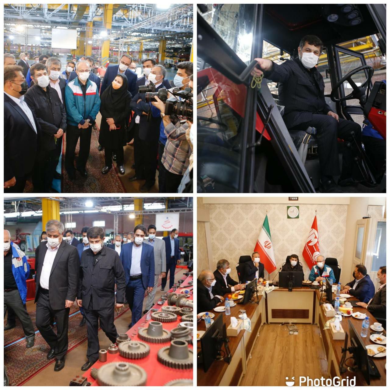 دکتر شریعتی رئیس سازمان ملی استاندارد ایران در دومین روز از سفر خویش به استان آذربایجان شرقی از کارخانه تراکتور سازی بازدید نمود.