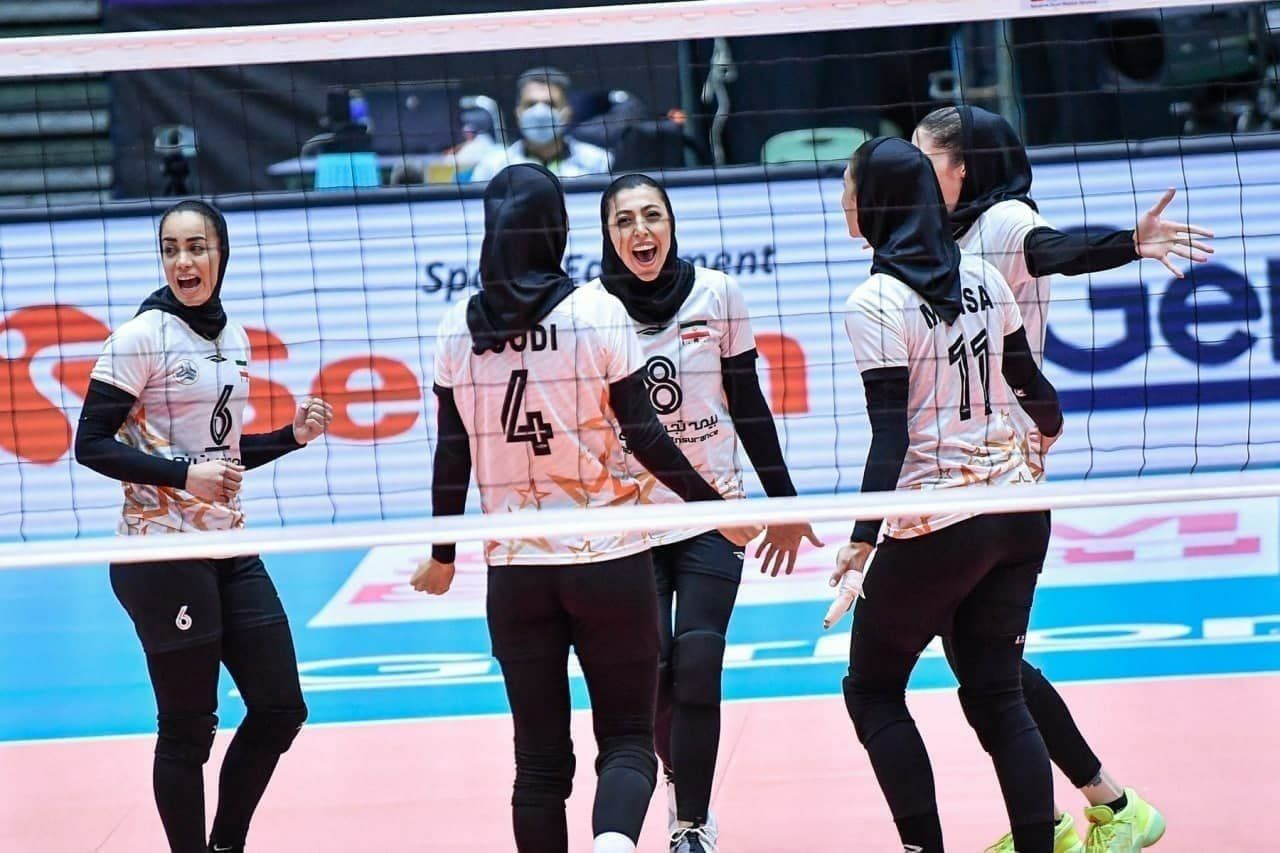 زنان والیبال ایران در جایگاه چهارم ایستادند