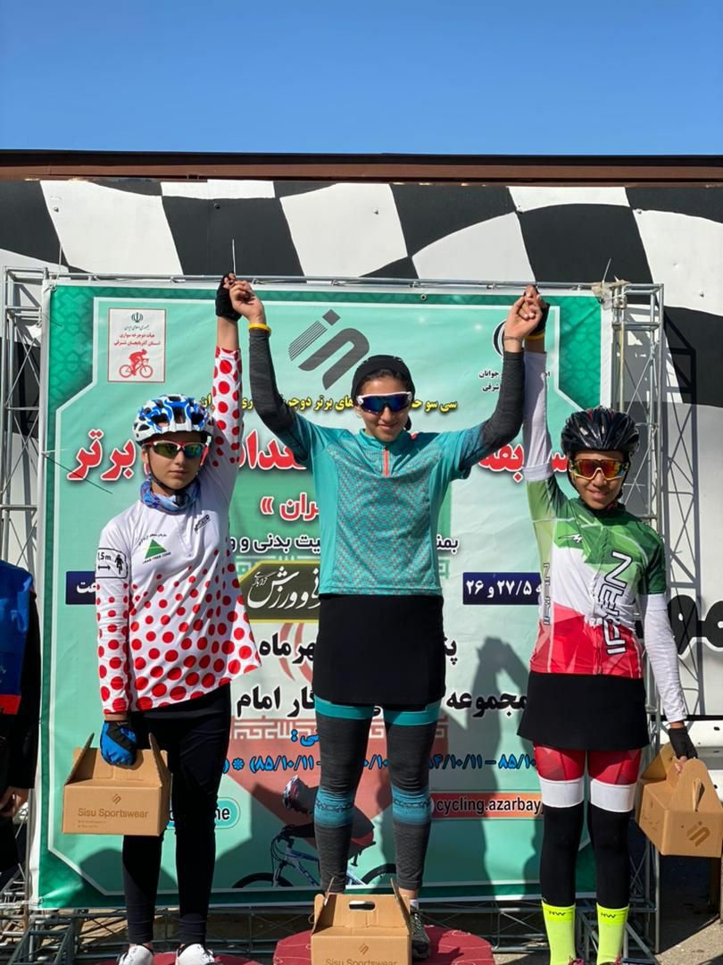 کسب مقام دوم مسابقات تایم تریل استعدادهای برتر استان توسط دوچرخه سوار جلفایی