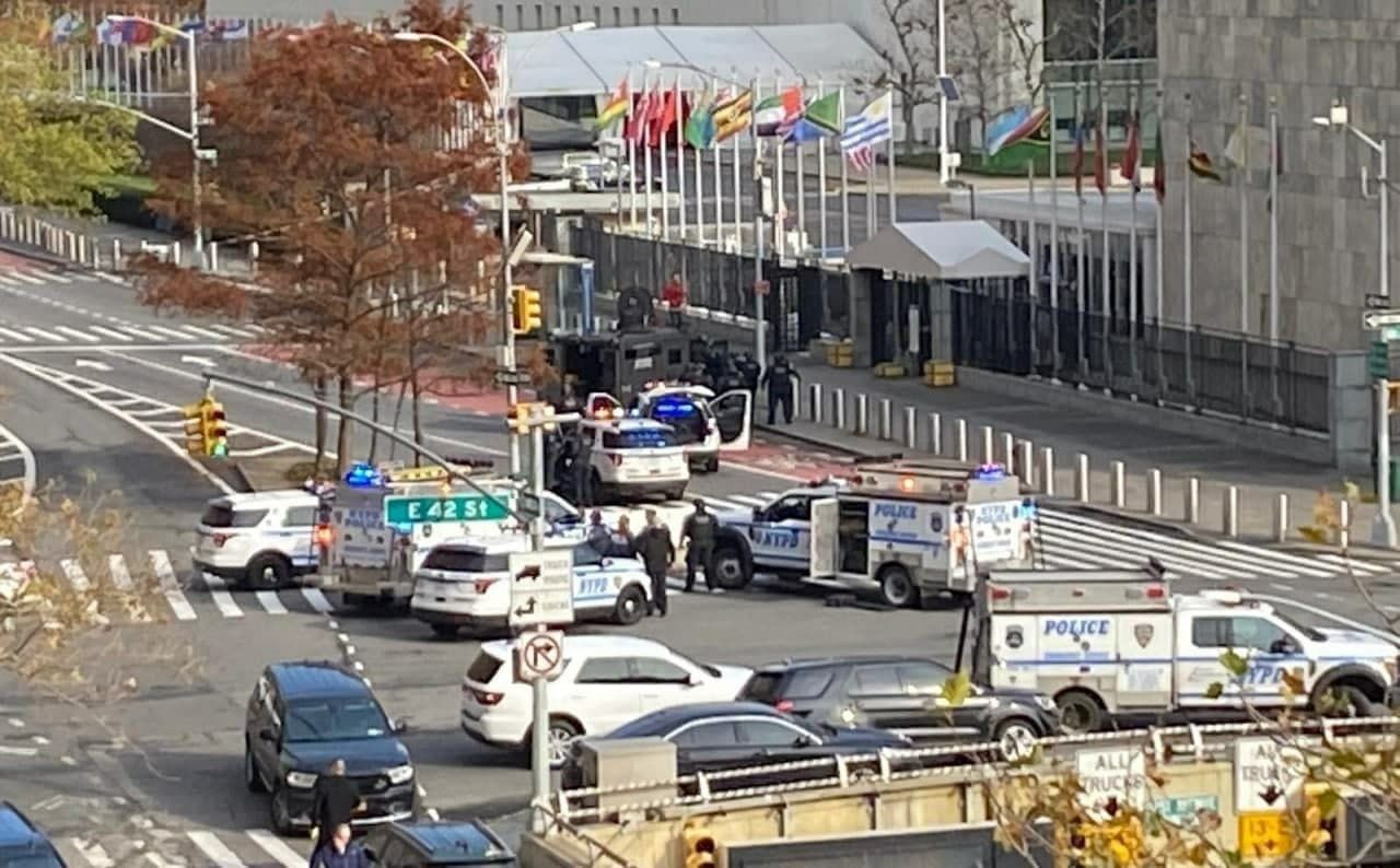 حمله فرد ناشناس به مقر سازمان ملل در نیویورک