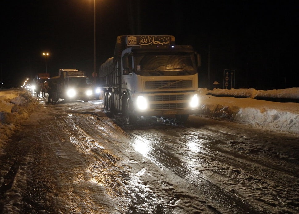 بارش ۳۰ سانتی متری برف در مسیر اسالم – خلخال