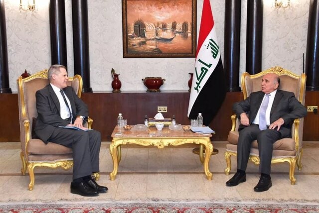 دیدار وزیر خارجه عراق و سفیر آمریکا درباره ایران