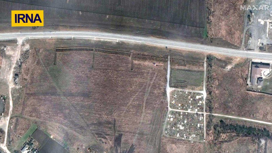 انتشار تصاویر ماهواره‌ای مشکوک به گورهای دسته جمعی در ماریوپل