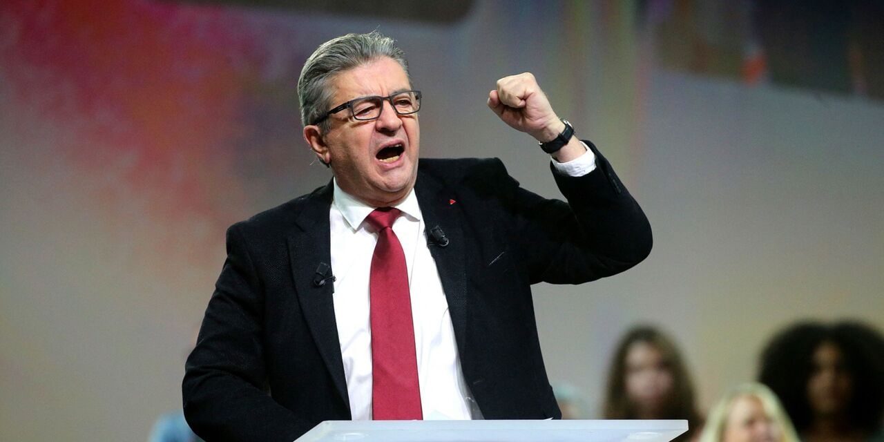 ملانشون: مکرون ضعیف‌ترین رئیس جمهور جمهوری پنجم فرانسه است