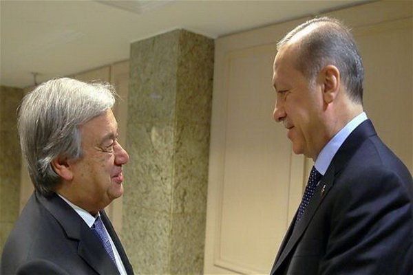 دیدار گوترش و اردوغان درباره اوکراین