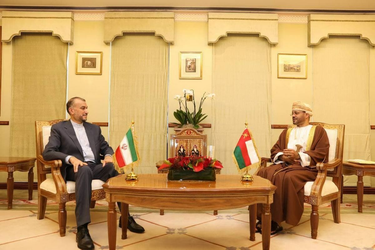 دیدار وزرای خارجه ایران و عمان در مسقط