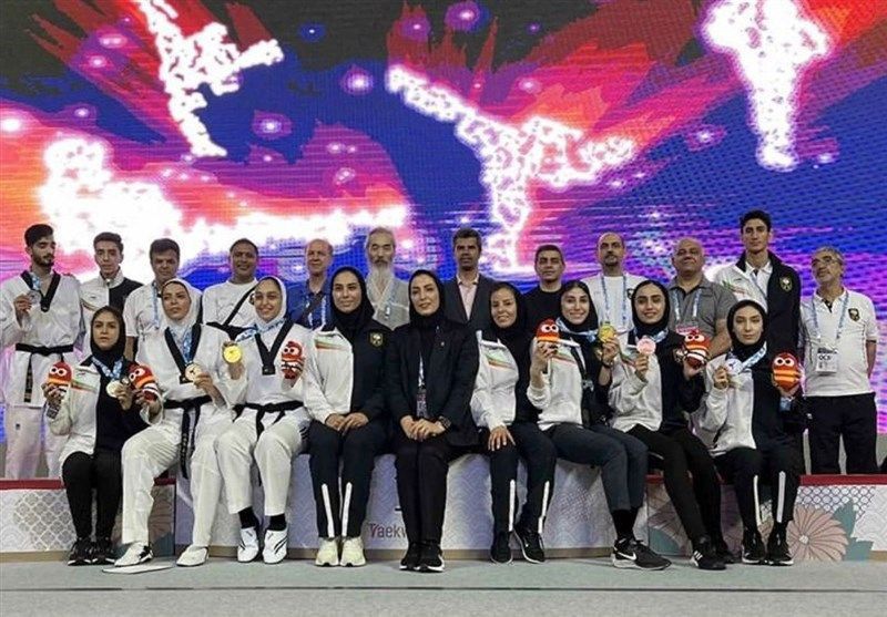 بانوان تکواندوکار ایران قهرمان آسیا شدند