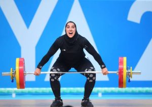 درخشش دختر وزنه‌بردار ایران با سه مدال
