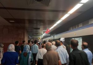 نقص فنی جعبه شارژ عامل ایجاد صدای بلند در مترو تبریز