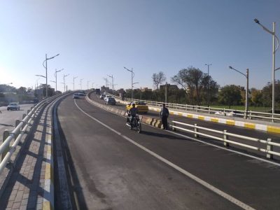 با دستور شهردار تبریز صورت گرفت بهره‌برداری از پل روگذر شهید فلاحی توسط شهروندان