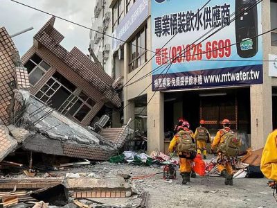 هشدار سونامی بدنبال وقوع زلزله در تایوان و احتمال وقوع سیل و رانش‌زمین در ژاپن
