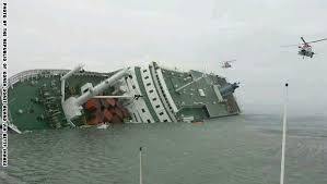 غرق شدن هولناک کشتی