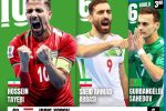 جدول برترین گلزنان فوتسال ملت‌های آسیا در فاصله یک روز مانده به فینال این رقابت ها
