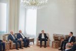 رهبران و نمایندگان گروه‌های فلسطینی به دیدار بشار اسد رفتند