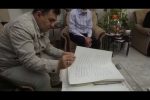 تجلیل شهردار و اعضای شورای اسلامی شهر از هنرمند خطاط تبریز