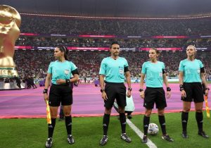 📸نخستین قضاوت داوران خانم در تاریخ جام جهانی