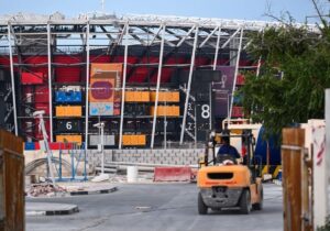تصاویری از جمع کردن استادیوم ۹۷۴ قطر