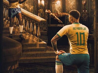 نیمار با ۷۷ گل در کنار پله به برترین گلزن تاریخ تیم ملی برزیل تبدیل شد.