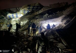 جان باختن خواهر نخست وزیر سوریه و ١١ فرزند و نوه اش در زلزله