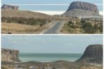 دو عکس متفاوت از دریاچه ارومیه در مدت چند ماه      