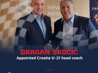 اسکوچیچ رسما سرمربی زیر ۲۱ ساله‌های کرواسی شد.