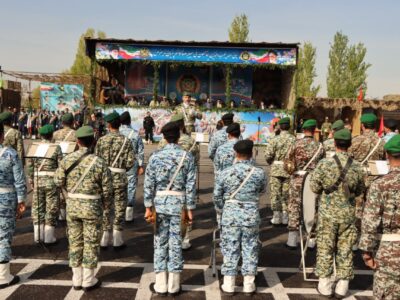 مراسم رژه ارتش جمهوری اسلامی ایران در تبریز برگزار شد