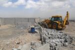تخریب ساخت وساز غیرمجاز در شهرک صنعتی مدنی