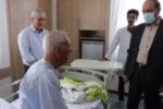 عیادت استاندار آذربایجان‌شرقی از «کریم مردانی آذر»
