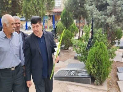 دستور شهردار منطقه ۶ تبریز به ساماندهی گلزار شهدای شنب‌غازان